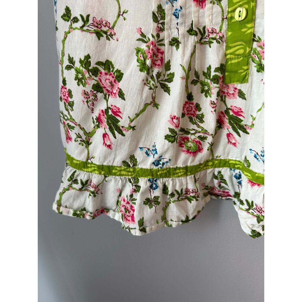 La Cera Womens Cottagecore Tank Floral Print Size small - Picture 4 of 7